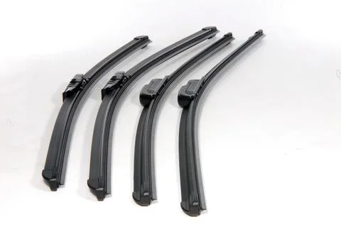 Cars windshield wipers Stock Photos