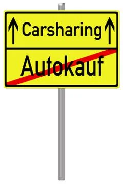 Carsharing Stock-Illustration
