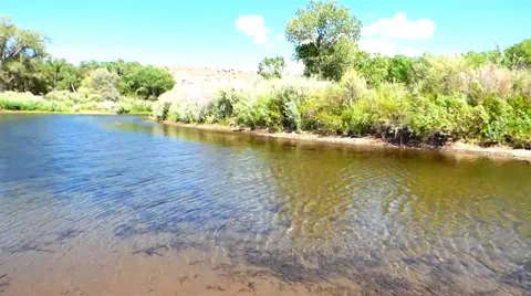 The Carson River Rippling Water 库存影片 40751055