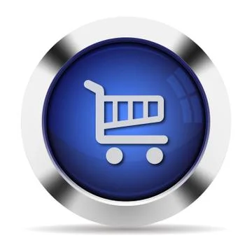 Cart button Stock Illustration
