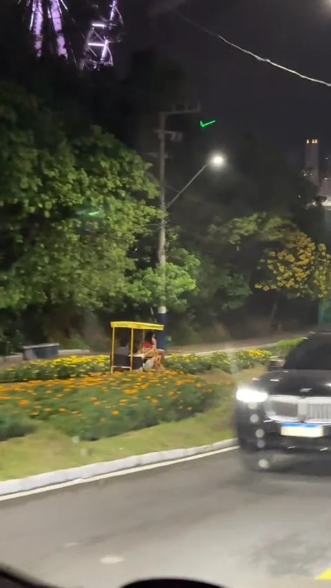 Cart Crashes Speeding Down a Hill, Balneario Camboriu, Brazil - 31 Jan 2026 Stock Footage 328448159