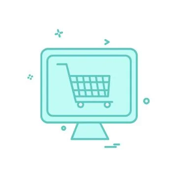 Cart icon design vector Stock Illustration