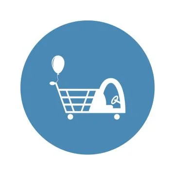 Cart Icon Vector flat design style Stock Illustration