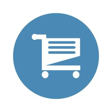 Cart Icon Vector flat design style Stock Illustration
