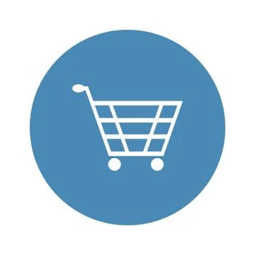 Cart Icon Vector flat design style Stock Illustration