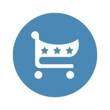 Cart Icon Vector flat design style Stock-Illustration