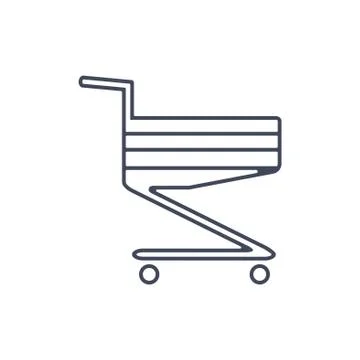 Cart Icon Vector flat design style Stock Illustration