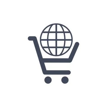 Cart Icon Vector flat design style Stock-Illustration
