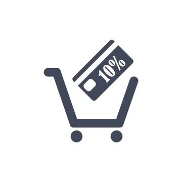 Cart Icon Vector flat design style Stock Illustration