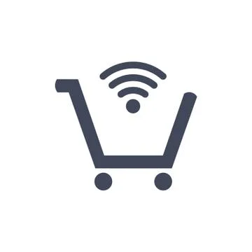 Cart Icon Vector flat design style Stock Illustration