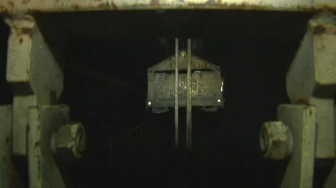 Cart in mine 스톡 동영상 361584