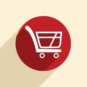 Cart online store. Stock Illustration