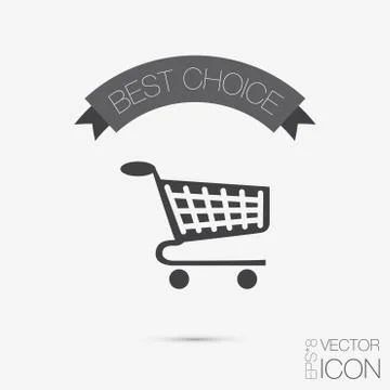 Cart online store Stock Illustration