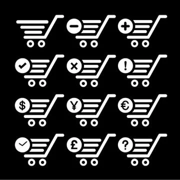 Cart symbol Stock Illustration
