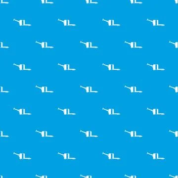 Cart on wheels pattern seamless blue Illustrazione stock