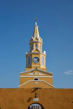 Cartagena Clock Tower Stock Photos