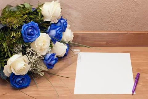 Carte blanche Stock Photos