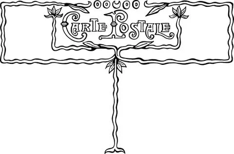 Carte Postale Stock-Illustration