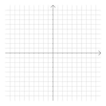 Cartesian coordinate grid with axes vector illustration 스톡 일러스트
