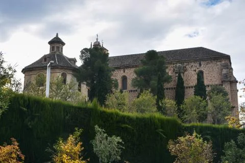 The Carthusian monastery in Granada. Stock Photos