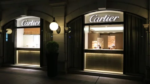 Cartier Store Stock Footage 203668609