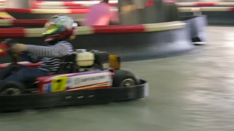 Carting racer Video stock 59067119