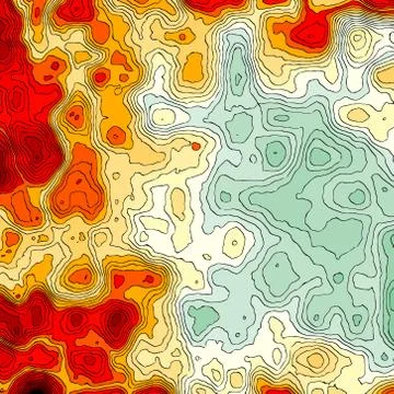 Cartographic pattern - vector illustration Stock Illustration