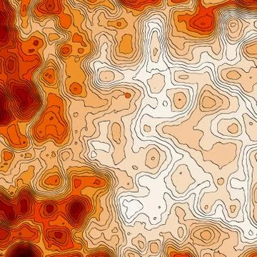 Cartographic pattern - vector illustration Stock Illustration