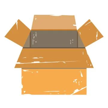 Carton box Stock Illustration