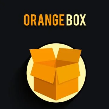 Carton box Illustrazione stock