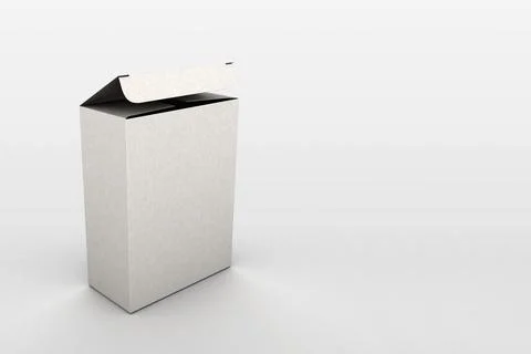 Carton box isolated on white background Stock Illustration