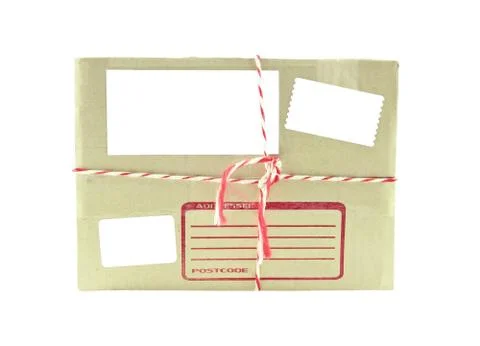 Carton box post Stock Photos