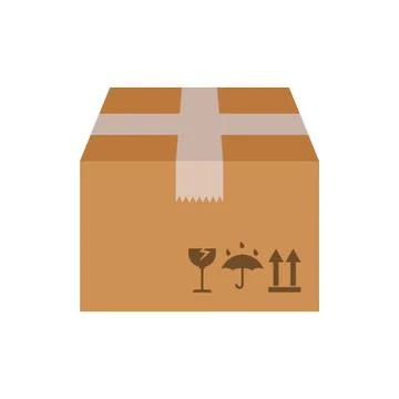 Carton box vector illustration Stock Illustration