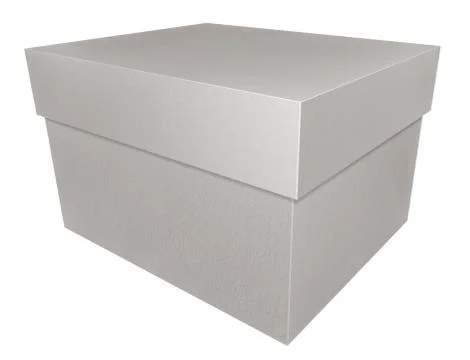 Carton box - white Stock Photos
