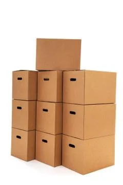 Carton boxes Stock Photos