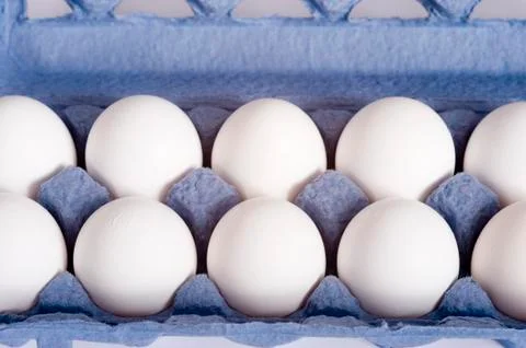 Carton of eggs Stock Photos