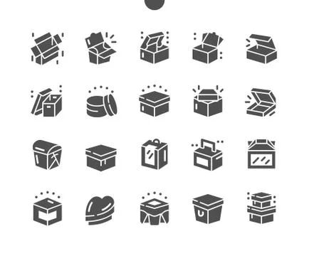 Carton packaging box. Delivery packaging open and closed box. イラスト素材
