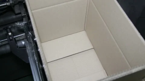 Cartons in The Workplace Stock-Footage 54027995