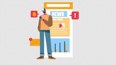 Cartoon 2D Flat Animation Video Stock Footage 281261130