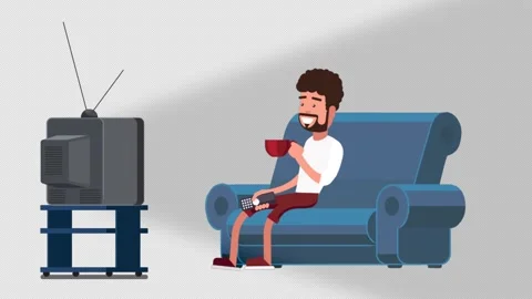 Cartoon 2D Flat Animation Video Stock Footage 281262226