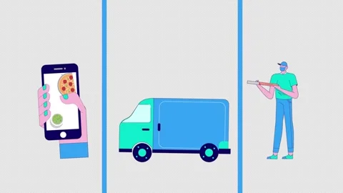 Cartoon 2D Flat Animation Video Stock Footage 281283639