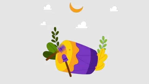 Cartoon 2D Flat Animation Video Stock Footage 281283670