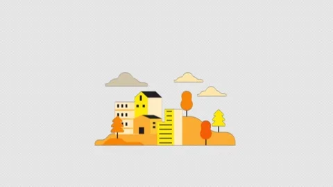 Cartoon 2D Flat Animation Video Stock Footage 281287246