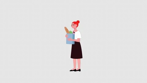 Cartoon 2D Flat Animation Video Stock Footage 281288247