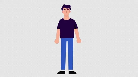Cartoon 2D Flat Animation Video Stock Footage 281288931