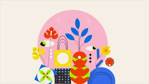 Cartoon 2D Flat Animation Video Stock Footage 281290363