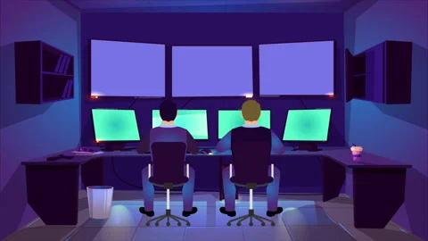 Cartoon 2D Flat Animation Video Stock Footage 281290364