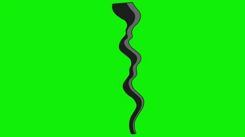 Cartoon 2d Fx Smoke Effects on a green screen. Stock Footage 316247215
