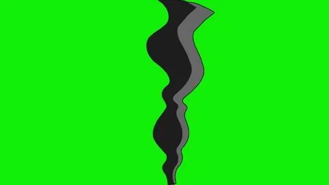 Cartoon 2d Fx Smoke Effects on a green screen. Stock Footage 316247217
