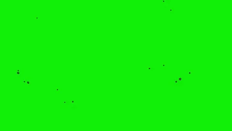 Cartoon 2d Fx Smoke Effects on a green screen. Stock Footage 316247225